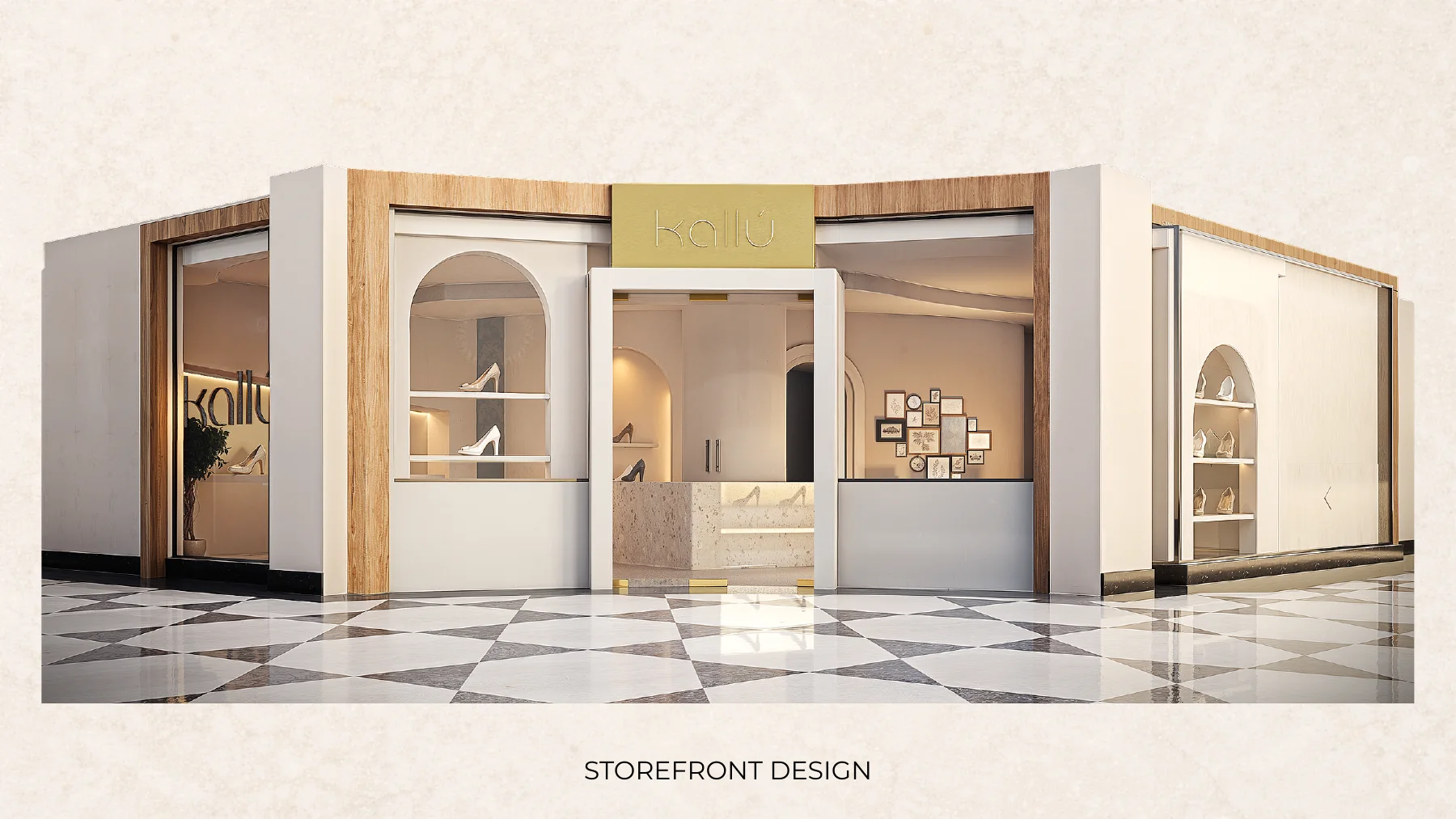 Kallu proposed storefront at The Palazzo Shops, Las Vegas